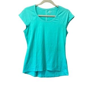 Athleta Tinsley Tee 2 in Catalina Green T Shirt Sz S